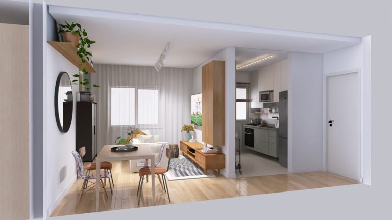 Panorama_Sala e Cozinha - Tipo 01